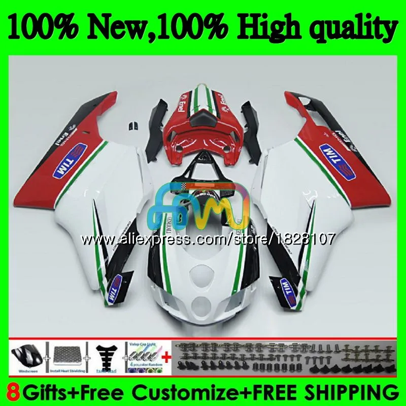 OEM тело для поездок на мотоцикле DUCATI 749R 999R 749S 999 S 749 999 05 06 Кузов 79BS. 48 зеленый красный 749-999 CC 749 999 S R 2005 2006 комплект обтекателей
