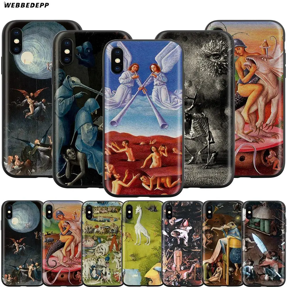 Чехол Webbedepp hieronimus Bosch для Apple iPhone 11 Pro XS Max XR X 8 7 6 6S Plus 5 5S SE