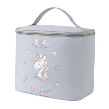 

Multifunctional Cosmetic Bag Women Large Travel Make Up Neceser Organizer Zipper Unicorn Makeup Case Pouch Toiletry Kit Wash Bag