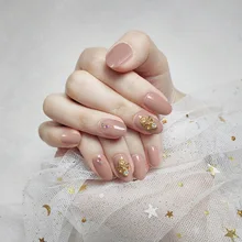 Невесты клей поддельные ногти патч с алмазной лентой можно выбрать Маникюр готовой Продукт носим-повторное использование кончик ногтя