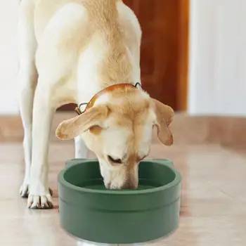 

2.2L Heating Pet Water Bowl Outdoor Thermal Bowl With Anti-Bite Resistant Cable Automatic Warm Food Tray For Dog Cat EU Plug