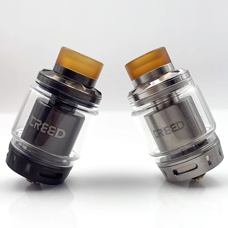 Атомайзер Zeus Creed RTA со сменной системой воздушного потока диаметр 25 мм емкость 6 5