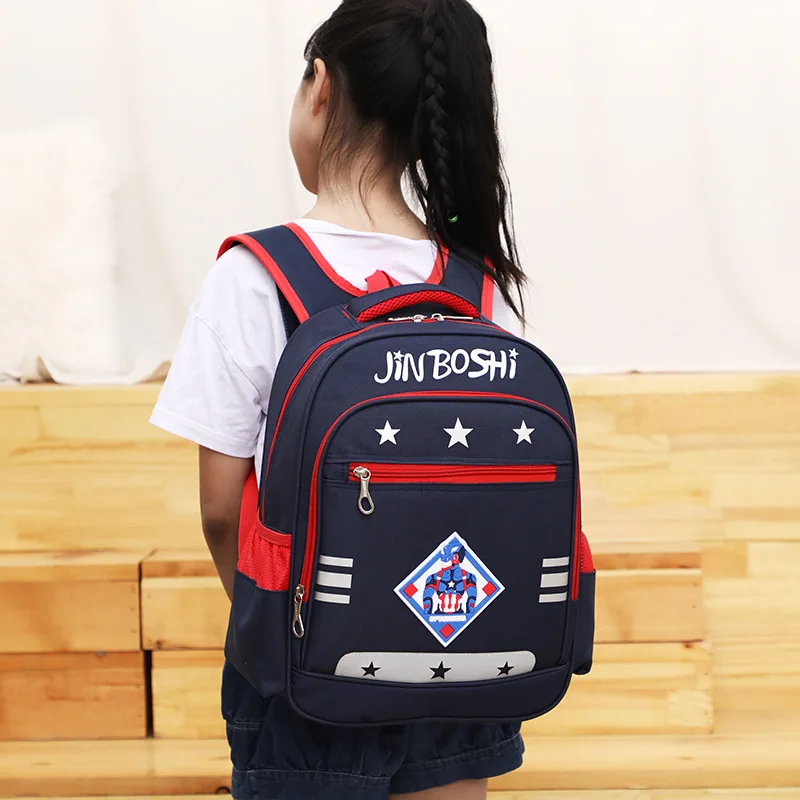 

New Style CHILDREN'S School Bags Young STUDENT'S 3-6 Grade Backpack Women's Large Burden Relieving Kids Backpack