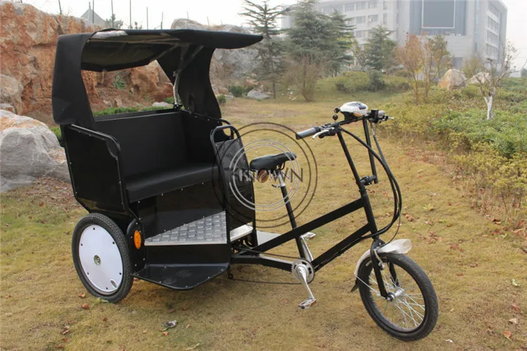 Горячая Pedicab рикша электрическая педаль три колеса голландский грузовой велосипед без электрической Bakfiet курьер товары трехколесный велосипед