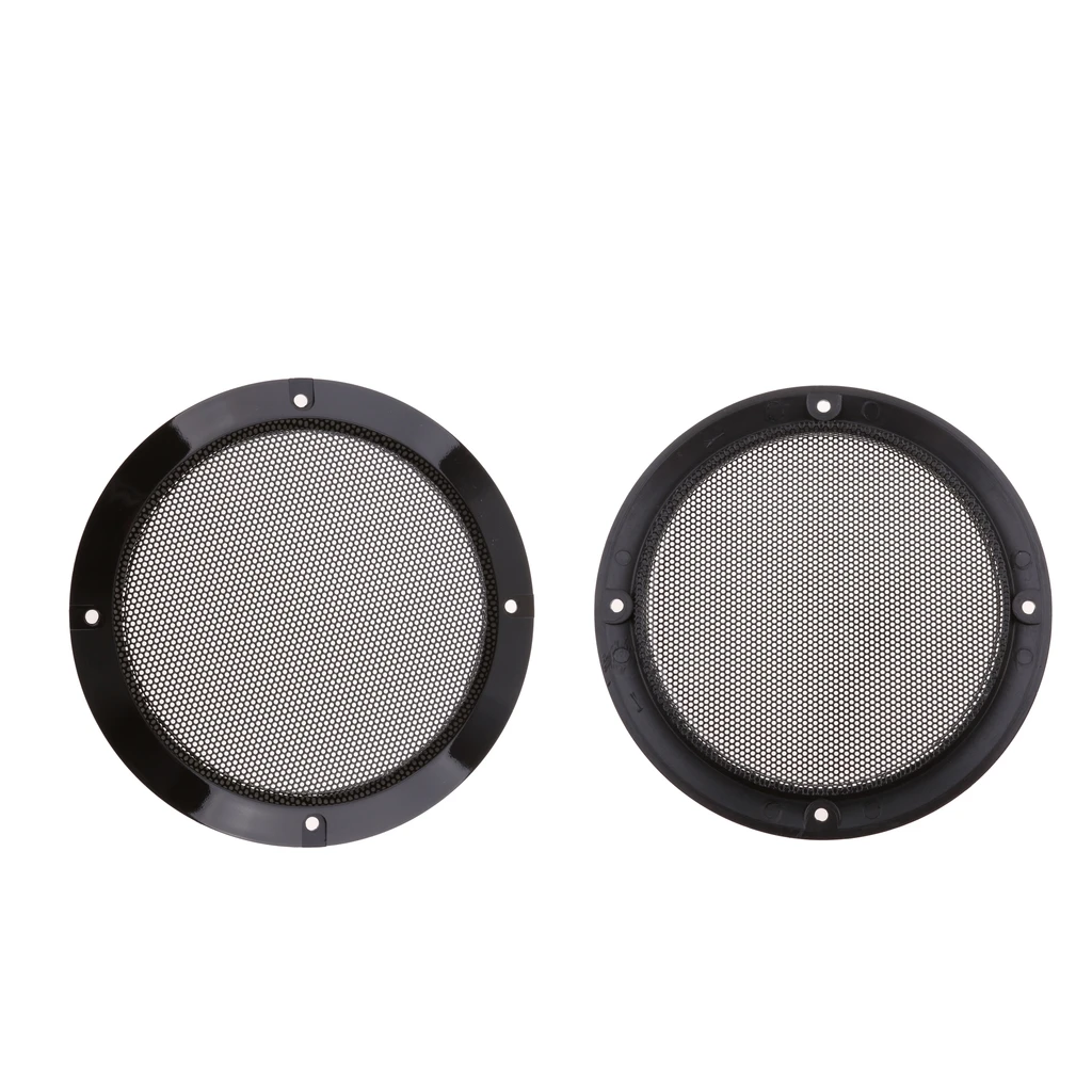 5 Inches Round Speaker Protective Mesh Cover Speaker Grille Replacement Part - 2Piece