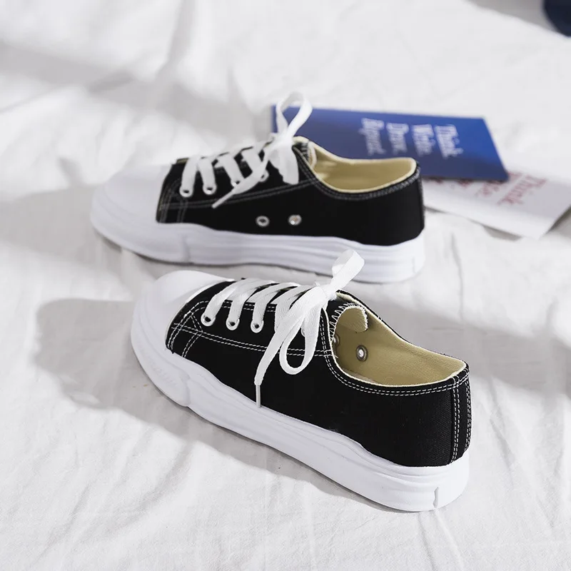 

Autumn Summer New Style Engraved 1970 S Korean-style Canvas Shoes Student Harajuku Hong Kong Style Breathable Sneakers