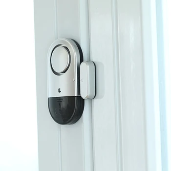 

Wireless Burglar Alarm with Magnetic Sensor Home Security System Kit 120DB Super Loud Sound Alarm Sensor Mini Window Door Sensor