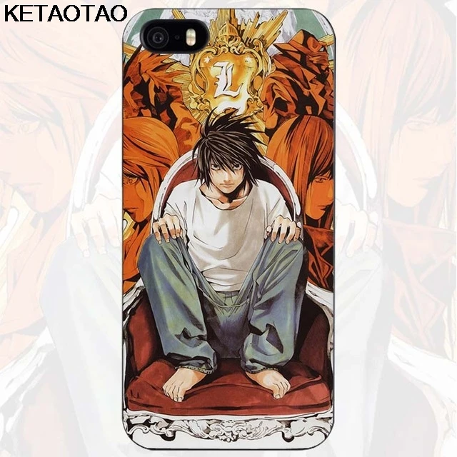 Золотой KETAOTAO Death Note чехол для телефона с изображением на задней панели чехол s для samsung S3 S4 S5 S6 S7 S8 S9 NOTE 4 5 7 8 чехол мягкий резиновый чехол из ТПУ силикона - Цвет: Золотой