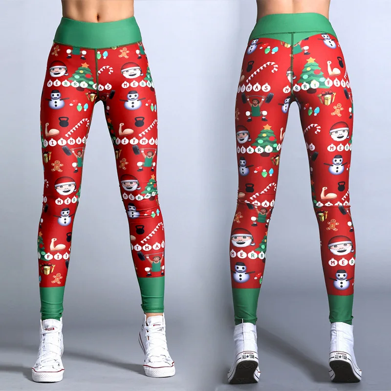 Kezrea Sexy Yoga Pants Christmas 3D 