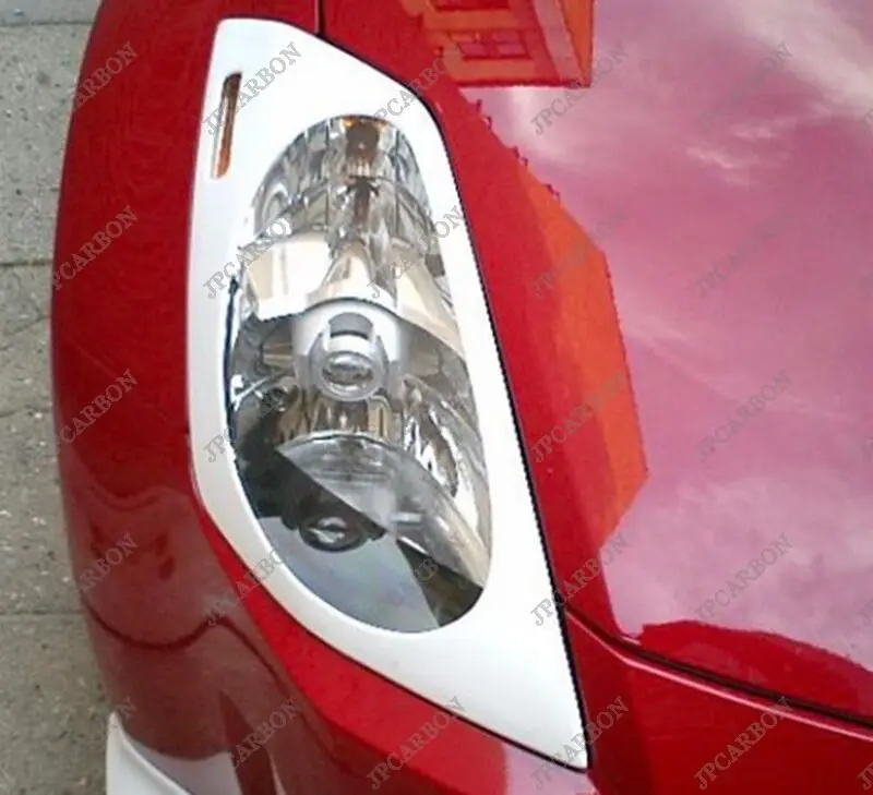 Стеклопластиковые фары Брови Веки лампы крышки для 2003-2008 Nissan 350z Фея Z33