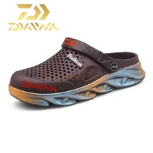 Новинка летние мужские сандалии Daiwa EVA Легкие пляжные тапочки Нескользящие женские туфли сабо для сада Рыбалка шлепанцы обувь Новинка летние мужские сандалии Daiwa EVA Легкие пляжные тапочки Нескользящие женские туфли сабо для сада Рыбалка шлепанцы обувь