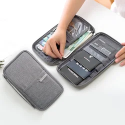Wallet Family Passport Holder Creative Waterproof Document Case Organizer Travel accessories Document Bag Cardholder