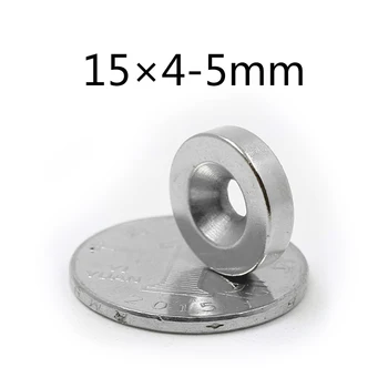 

20/30/50pcs Super strong neodymium disc magnet 15X4mm High quality NdFeB Magnet 15*4 Neodymium magnet D15*4mm Hole 5mm magnet
