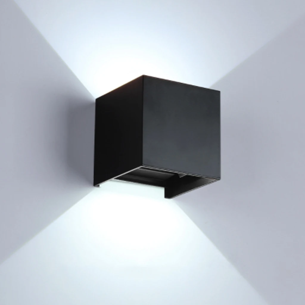 

Modern Wall Lamp 12W LED Waterproof Aluminum Outdoor Indoor Led Wall Light Bedside Bathroom Light TV Background Picture Lamps