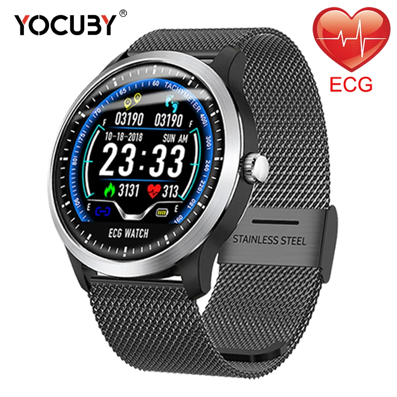 $52 Yocuby N58 Ecg Ppg Men Smart Watch With Electrocardiogram Measurementwaterproof Heart Rate Sleeping