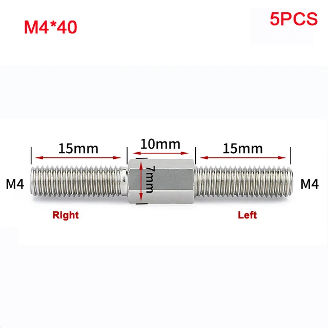 M4x40mm -5pcs
