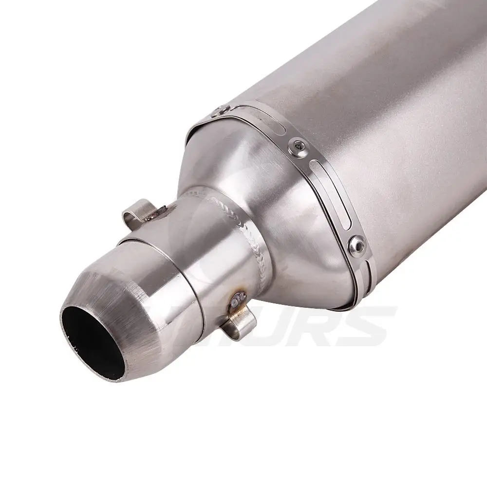 OUMURS мотоциклетные выхлопные трубы глушителя для Akrapovic длинный тип 470 мм Универсальный 51 мм для TMAX FZ6 Z750 F800GS R1 ER6N CBR250 квадроциклы