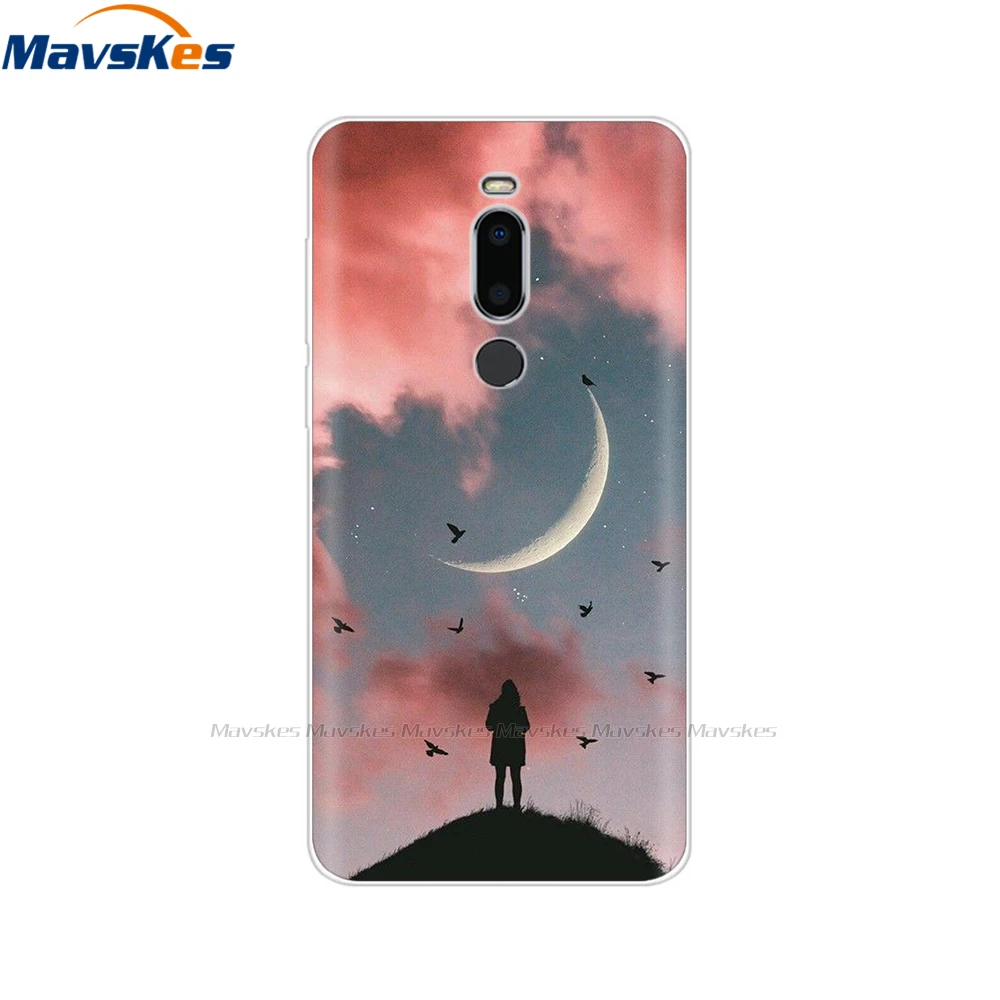 cases for meizu belt Silicone Cover for Meizu M8 Case oft TPU Protective Phone Case Cartoon Flowers Bumper Shell for Meizu M8 Lite M 8 Case Cover Bag best meizu phone case brand Cases For Meizu