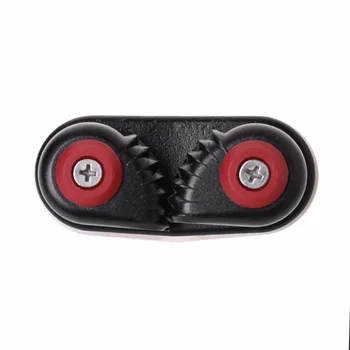 

Black Aluminium Nylon Clip Cord Lock Cam Cleat Sailboat Kayak Dinghy Accessory