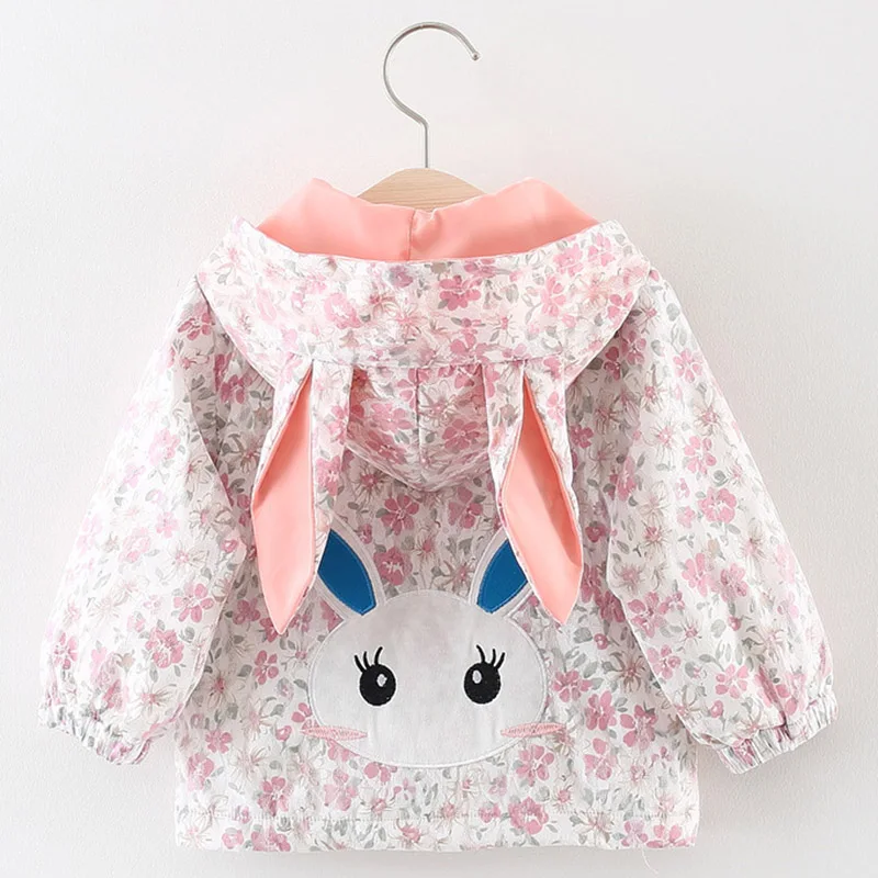 AX928pink Верхняя одежда для малышей; Новинка г.; зимние модные пальто с капюшоном и рисунком для маленьких девочек; милые детские куртки ; Одежда для маленьких девочек; одежда для детей - Цвет: AX928pink