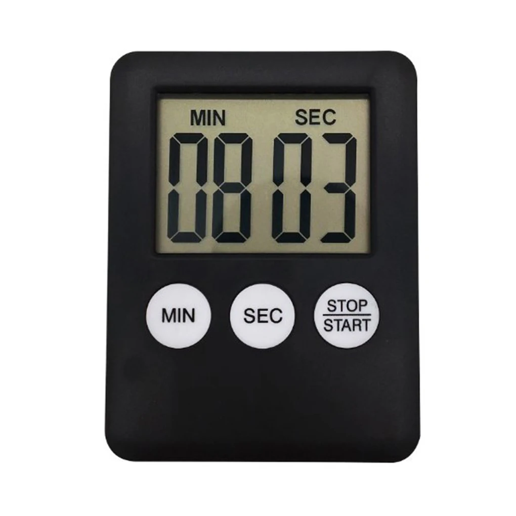 

LCD Digital Screen Kitchen Timer Square Cooking Count Up Countdown Alarm Clock Mute Reminder Digital Timer 2021