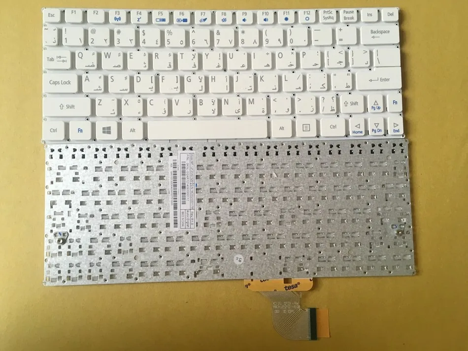  Spanish Turkish japanese Arabic Laptop keyboard For Acer Iconia W510 W510P W511 W511P tablet pc Sin