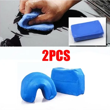 

2pcs Set Car Clean Clay Detailing Truck Cleaning Sludge Auto Bar Car Protective Wash Mud Clean Kit Car Accessories