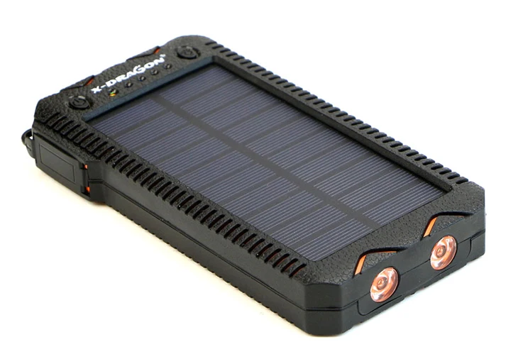 Солнечное зарядное устройство 30000 10000 мАч Внешний аккумулятор для телефона для iPhone iPad samsung huawei XIAOMI LG sony Google Nokia и т. Д - Цвет: orange-2