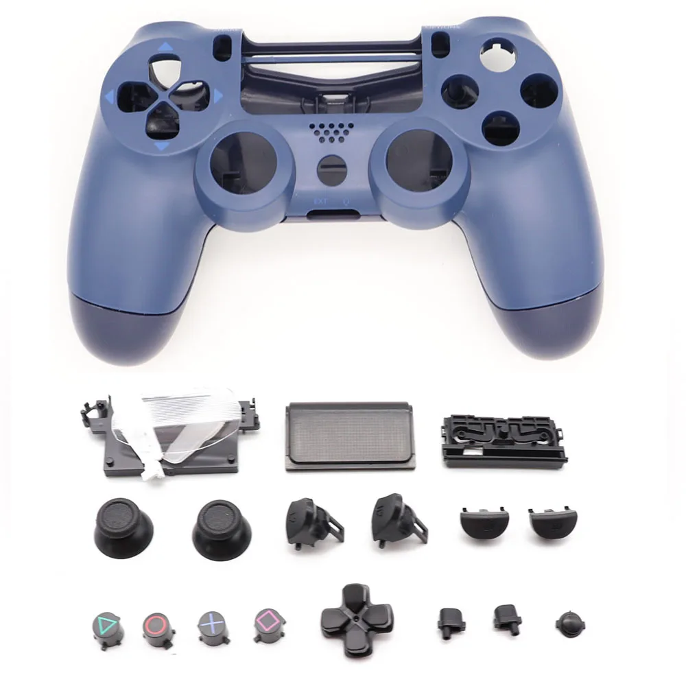 E PS4 Pro 4,0 корпус контроллера Передняя Задняя твердая верхняя крышка корпуса для Playstation 4 Pro V2 Dualshock 4 Pro JDS 040 JDM-040 - Цвет: E