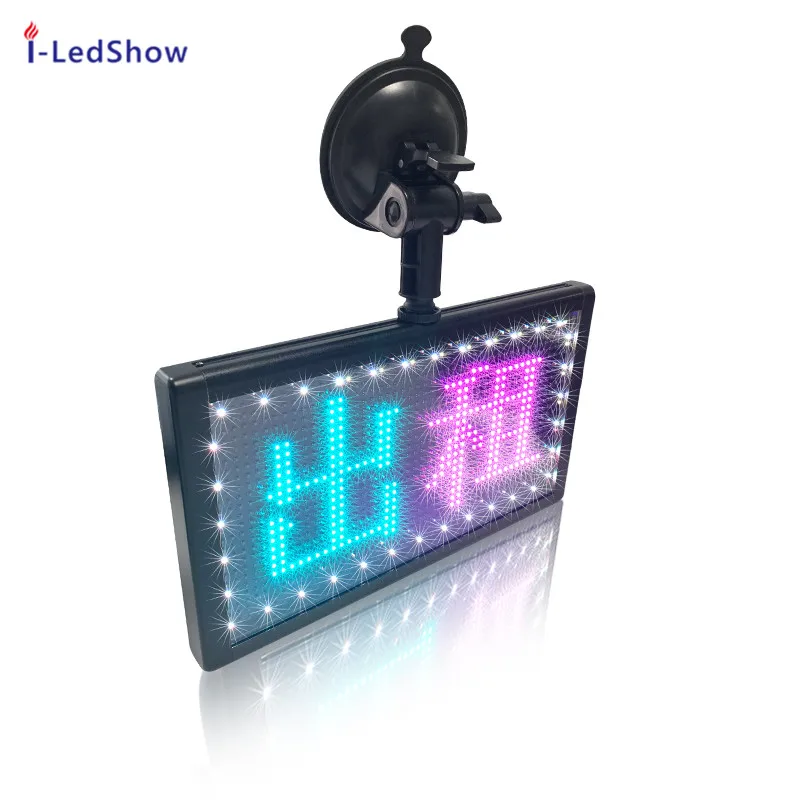 Car Window LED Sign WIFI Programmable Messages Car Display, 43 OFF