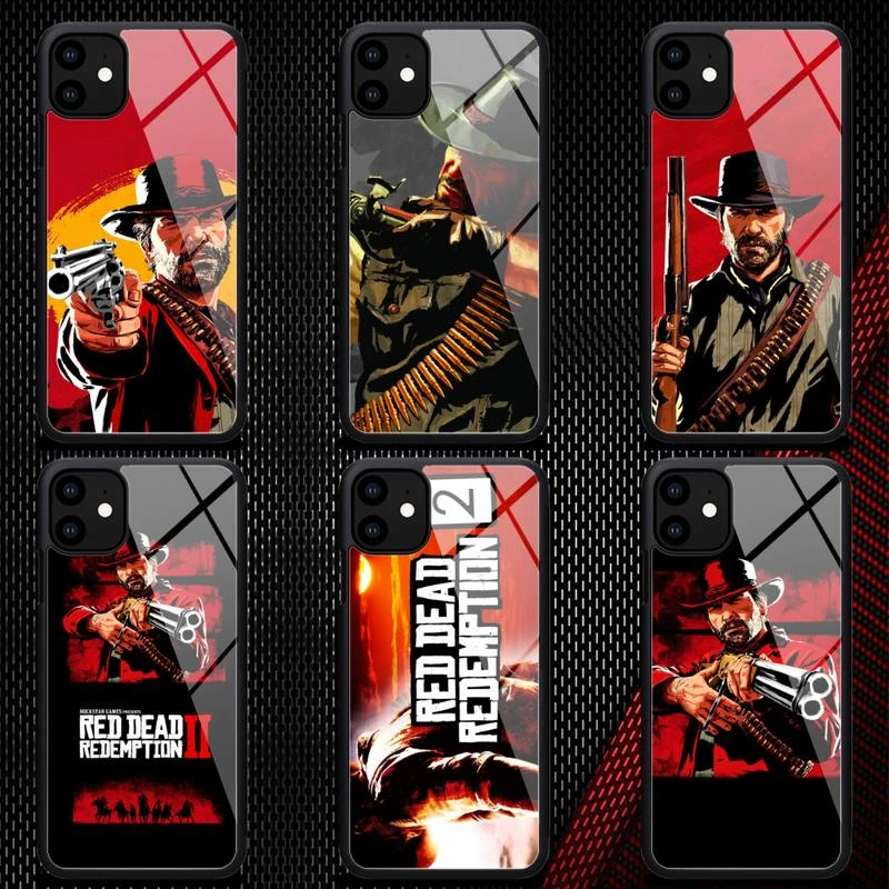 iphone 8 plus silicone case Red Dead Redemption 2 Phone Case Rubber for iPhone 12 11 Pro Max XS 8 7 6 6S Plus X 5S SE 2020 XR 12Mini case iphone 6 case