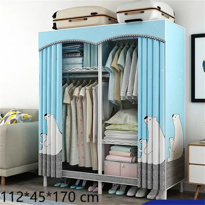 Armario De Armazenamento Armoire Chambre Moveis movei Per La Casa шкаф Guarda Roupa Mueble мебель для спальни шкаф - Color: Version M