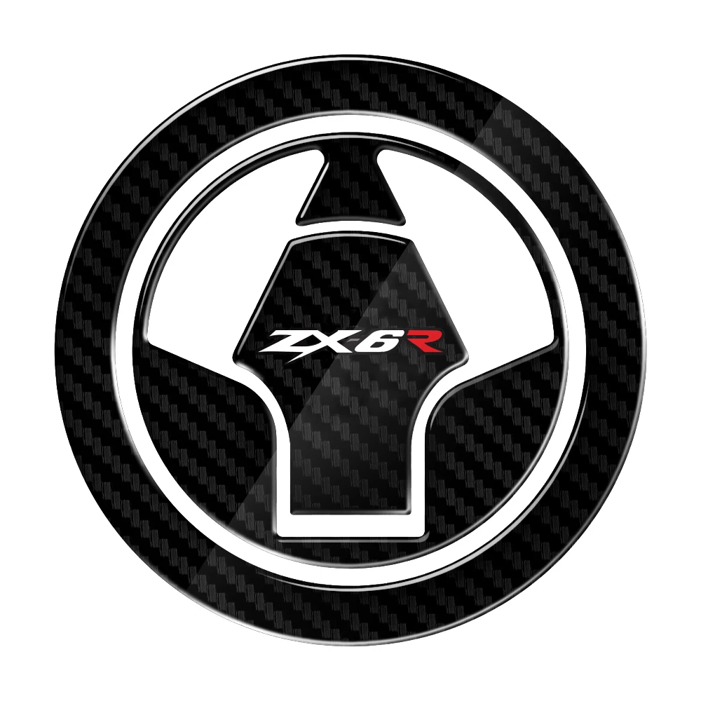 ZX6R 2008 наклейка на мотоцикл топливный газ Крышка протектор наклейки чехол для Kawasaki Ninja ZX-6R ZX600 ZX636 2007- 3D углеродный вид