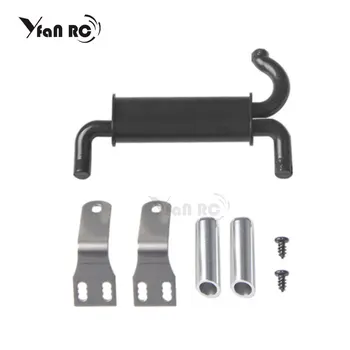 

1:10 Rock Crawler TRX4 TRX-4 Axial SCX10 90046 RC4WD D90 Decoration Simulation Parts RC Car Metal EXhause Exhaust Pipe Tailpip