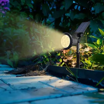 

7 Waterproof LED Solar Lawn Lamp Spike for Landscape Courtyard Outdoor Lighting High Conversion Low Power Consumption