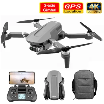 

F4 Drone 4K 5G HD Mechanical Gimbal Camera GPS System Supports TF Card Drones Stabilier Distance 2km Flight 25 Min VS SG906 Pro