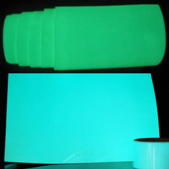 

SUNICE 1.52x10/18/30m Car Luminous Film Sticker Glow in the Dark Green/Blue Car Wrap Vinyl with Air Bubble free Car Styling Film