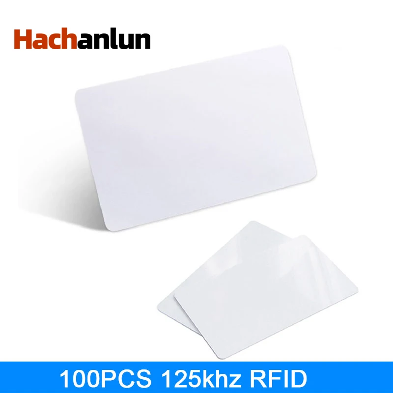100 шт. перезаписываемые RFID-карты 125 кГц | Безопасность и защита
