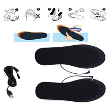 1 пара, мужские, женские, унисекс, зимние, USB, с электрическим питанием, сделай сам, с подогревом, теплые стельки для ног, тепловой нагреватель, обувь, колодки, моющиеся, PXPF