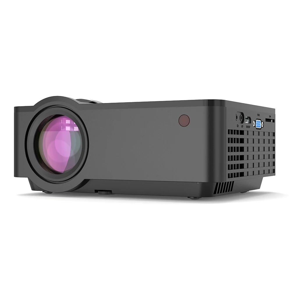 

Smart Video Projector WIFI Office Media Player Wireless Same Screen 720P 4.3 Inch Home School Movie Multimedia Projector