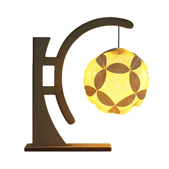 

2020Newly LED Christmas home DIY night light USB study small table lamp 3D three-dimensional paper paper carving lamp