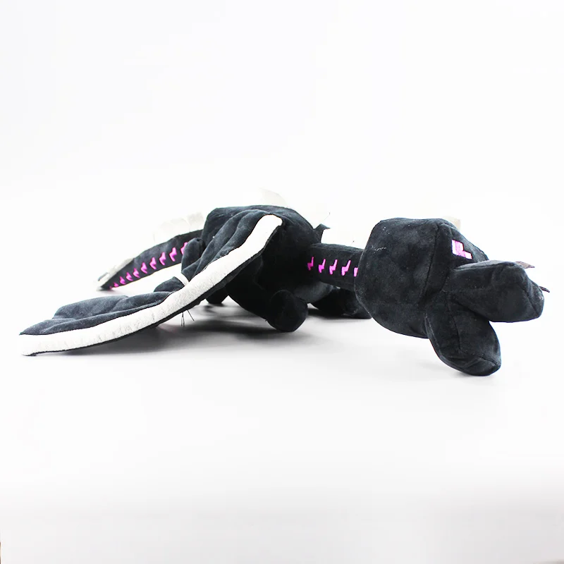 65 см Эндер Дракон плюшевая игрушка мягкая чучела кукла Animlas черный эндердрагон Дети Рождественский подарок
