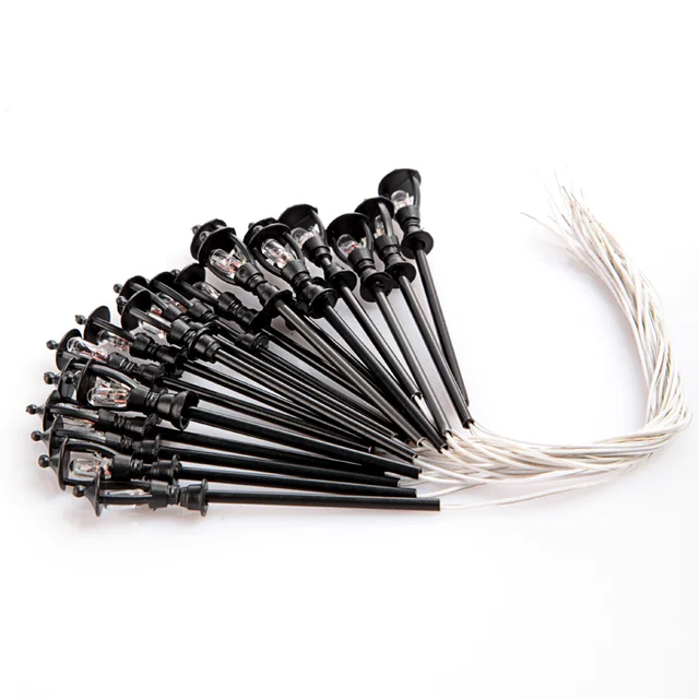 10PCS Railway Singal Lamp Model Light DIY Miniature Lamppost Plastic Train Layout for Diorama 5