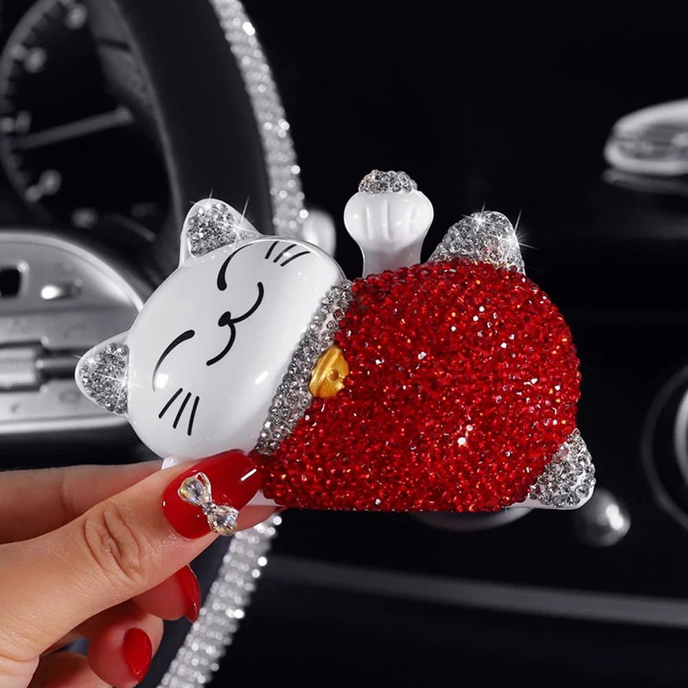 Автомобильные украшения Lucky Cat креативные бриллианты милая кукла для автомобиля