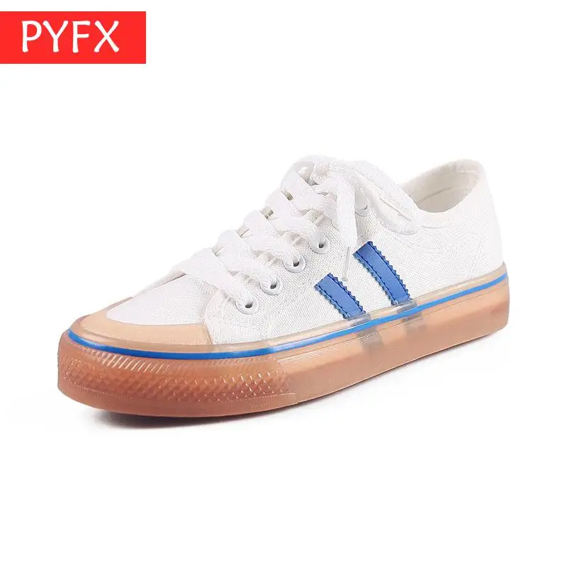 

2019 autumn new Korean Low help white Women's canvas shoes quality rubber soft sear-resistant anti-slip Leisure flat sneakers