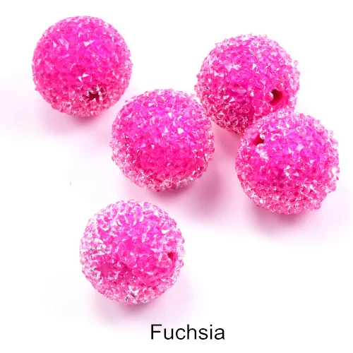 Fuchsia Стразы 4 размера, круглые стеклянные бусины для конфет, цветные стразы для рукоделия, аксессуары для рукоделия, B1369 - Цвет: Fuchsia