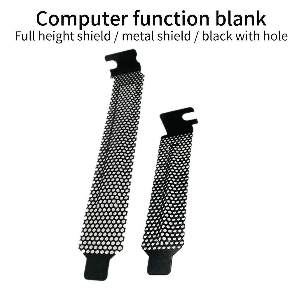 5pcs/set Cooling Fan Heat Dissipation Dust Filter Blanking Plate PCI Slot Cover Easy Install With Screws Desktop Ventilation | Электроника