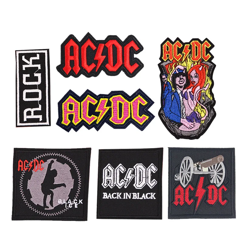 

Rock Band Hippie Music Patches For Clothes Diy Punk Embroidered Sewing Iron On Patches Stickers For Jacket Applique Badge