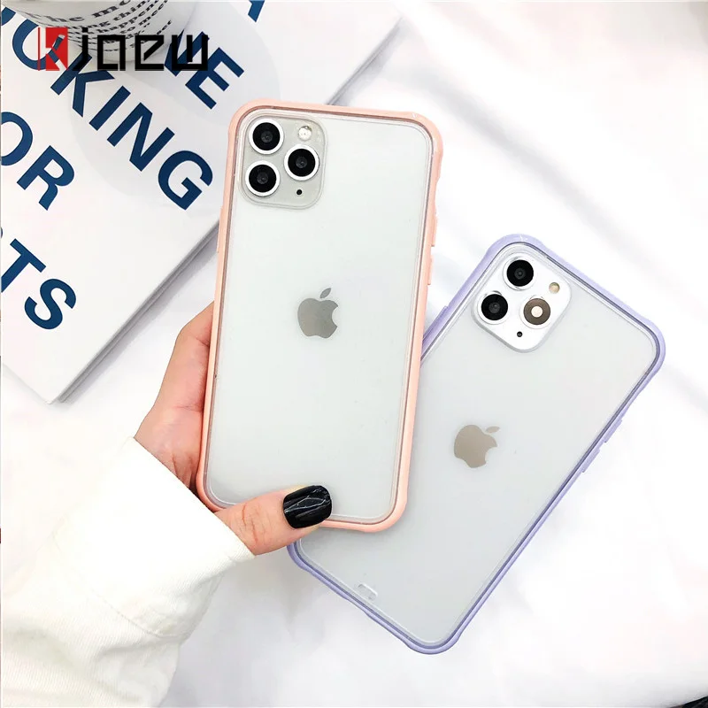 Прозрачный чехол KJOEW карамельных цветов для телефона iPhone 11 Pro X XR XS Max 7 8 6 6s Plus