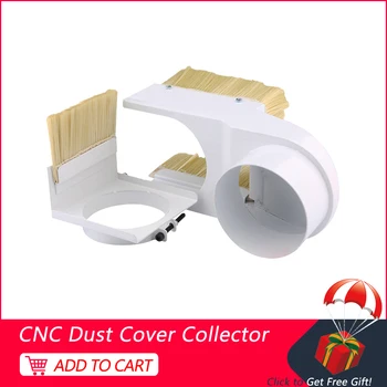 

CNC Dust Cover Collector New Version 80/100 MM Diameter Dust Cover For Spindle Milling Machine Woodworking Machine Cleaning Tool